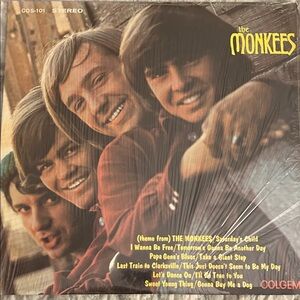 The Monkees Vinyl Record Album vintage